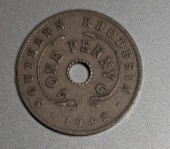 Rodezja Południowa 1 pens, 1942r. BCM