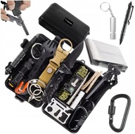 ZESTAW SURVIVALOWY MULTITOOL 32w1 NIEZBĘDNIK DO PRZEŻYCIA NARZĘDZIA WOJSKO