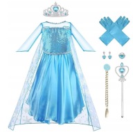 Strój Vicloon Księżniczka Elsa / Strój Kostium Karnawałowy / 100