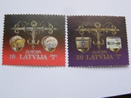 Łotwa - Europa CEPT 1994 - wynalazki i odkrycia - Mi. 376-77 **