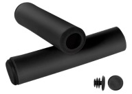 Chwyty rowerowe Gripy silikonowe MTB Czarne 130mm