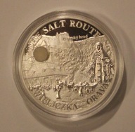 SZLAK SOLNY WIELICZKA ŚW. KINGA 20 MKW 2009 MALAWI LUSTRO - 1 OZ 999 + CERT