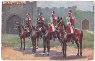 Gwardia Konna królewska Jerzego I 1714r. Armia Brytyjska ok.1910r.