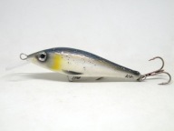 Wobler Wombat Blue Headlight 8 cm hand made, rękodzieło #WobleryhandmadeKL