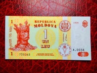 Mołdawia 1 Leu 1998 P8c UNC