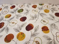 VINTAGE SKANDYNAWSKA OBRUS SERWETA DESIGN JABŁKA JABŁKO