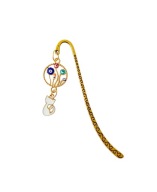 Zakładka do książki, kot i oko proroka