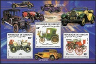 DJIBOUTI BL.108A = 22E - HISTORIA MOTORYZACJI, AUTA SAMOCHODY