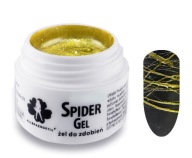 SPIDER GEL ŻEL DO ZDOBIEŃ METALICZNY ZŁOTY GOLD