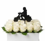 topper uniwersalny dekoracja urodziny WYBÓR KOLORÓW vespa motorower!!