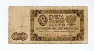 2 zł 1948r.ser.T jednoliterowa rzadka