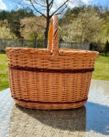 Koszyk piknikowy z polskiej wikliny