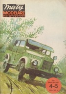 Mały Modelarz 4-5/1984: samochód terenowy GAZ 69M