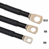 Przewód masowy akumulatora 16 mm² 100 cm oczko–oczko kabel