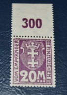 WMG D14. ** GM postfrisch Druk na fałdzie papieru