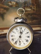 Stary Francuski budzik Japy Freres "Paquerette" z około 1910r