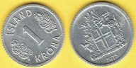 ISLANDIA 1 KRONA 1978 r.