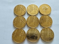 SYBIRACY zestaw 9 sztuk Monety 2zł Nordic Gold MENNICZE 2008 rok
