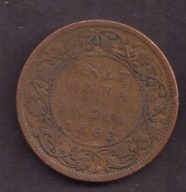 Indie Brytyjskie - 1/2 Anna 1862 rok