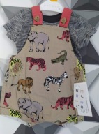 Komplecik chłopięcy 56 cm lato