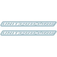 2x Naklejka UNIT PRO LINK Logo Wahacz na HONDA CBR 600 1000 RR Fireblade