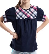 Dziewczęca bluzka letnia z karczkiem PREZENT