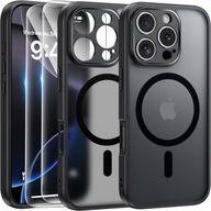 ETUI DO IPHONE 16 PRO MAGSAFE PLECKI WZMACNIANE ANTI-SHOCK MATT CASE +SZKŁO