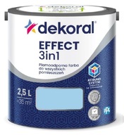 Dekoral Effect 3w1 Farba PLAMOODPORNA matowa jasny niebieski 2,5l