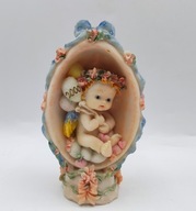 Milenijny ANIOŁEK z 2000 roku siedzący w jajeczku