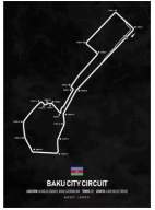 Plakat „Racing Tracks” – Minimalistyczny Plakat Torów Wyścigowych