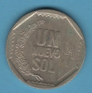 (1PE45) Peru 1 nowy sol, 2007