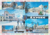 ŻYWIEC - RATUSZ - KATEDRA - PAŁAC - LODOWISKO - ZAMEK - ZIMA - HERB