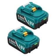 2X AKUMULATOR BATERIA 18V 5.5Ah ZAMIENNIK DO MAKITA BL1855B BL1850 BL1840