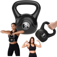KETTLEBELLE 8KG ODWAŻNIK OBCIĄŻENIE DO ĆWICZEŃ KETTLE FITNESS TRENING GYM