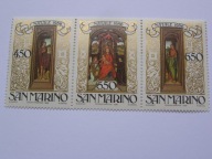 San Marino - Boże Narodzenie 1986 - malarstwo - Mi. 1351-53 ** trójka