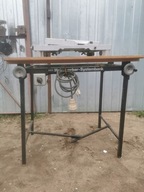 AEG SKŁADANY STÓŁ WARSZTATOWY ROBOCZY DO GARAŻU Z PRĄDEM