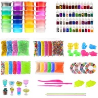 Zestaw do robienia slime'ów Regmag 120 elementów plastikowy 6 lat +