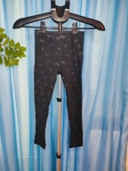 Czarne getry w jednorożce H&M 134 Bawełna (2)
