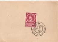 TRZECIA RZESZA -postkarte -WIEDEŃ -HITLER -znaczek stempel 1944 rok