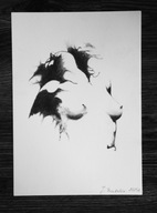 "Ulotna"-Akt Artystyczny –Praca Ręcznie Tworzona (307)– dla 884 Skubalskich