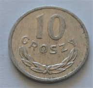 10 GROSZY ALUMINIUM POLSKA 1979 ROK PRL PIĘKNA !!!