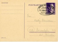 Wrocław -Kraków, Breslau-Krakau- poczta peronowa 1944 - f1