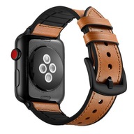 PASEK SKÓRZANY APPLE WATCH 2 3 4 5 6 (38mm / 40mm)