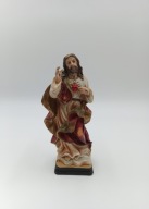 Figurka - Najświętsze Serce Jezusa - włoska, vintage 19cm - kolekcjonerska