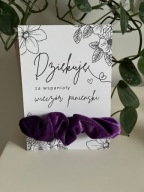 Podziękowanie podziękowania wieczór panieński frotka scrunchie