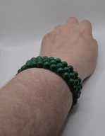 Bransoletka z malachitu 8 mm | unisex