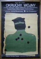 OKRUCHY WOJNY -plakat filmowy grafika Jakub Erol