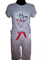 PIŻAMA młodzieżowa spodnie 3/4 r. XL 100% cotton