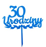 topper na tort dekoracja personalizacja WYBÓR KOLORÓW URODZINY!!!