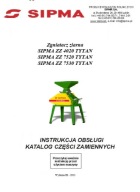 SIPMA ZP 4020, 7520, 7530 TYTAN - instrukcja obsługi, katalog (2013- ...)